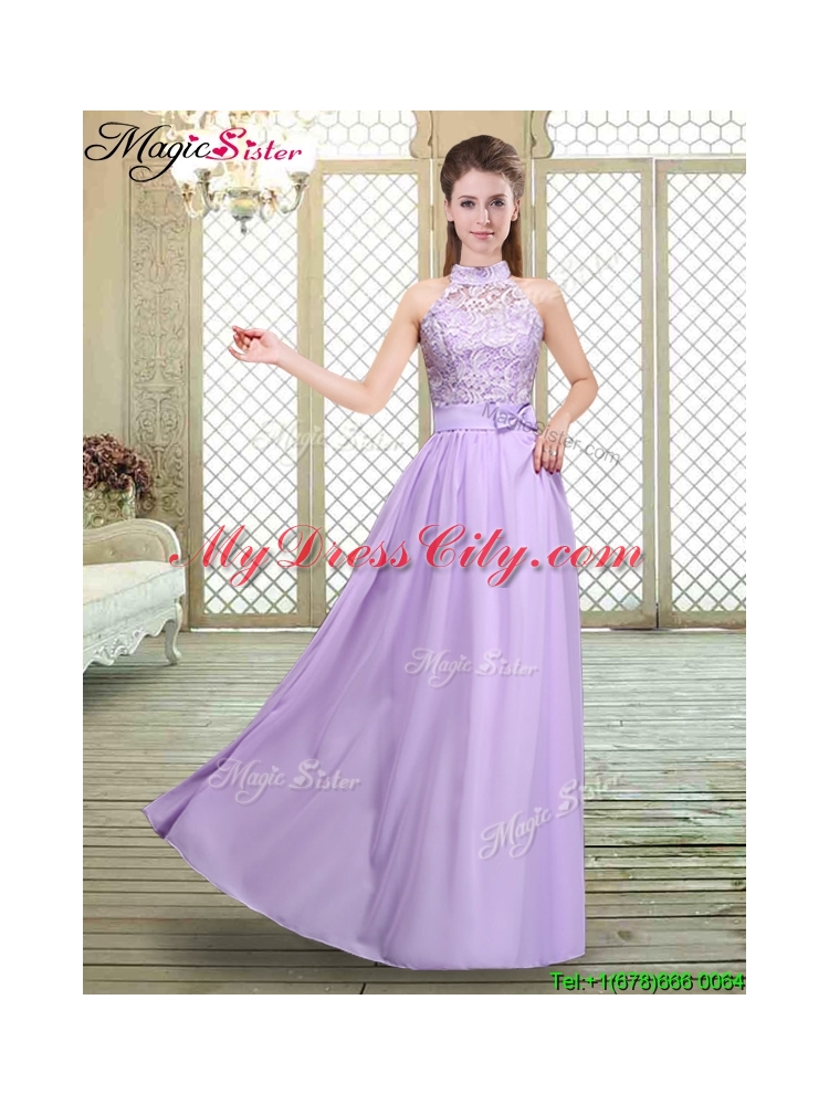 Hot Sale Empire Lavender 2016 Prom Dresses