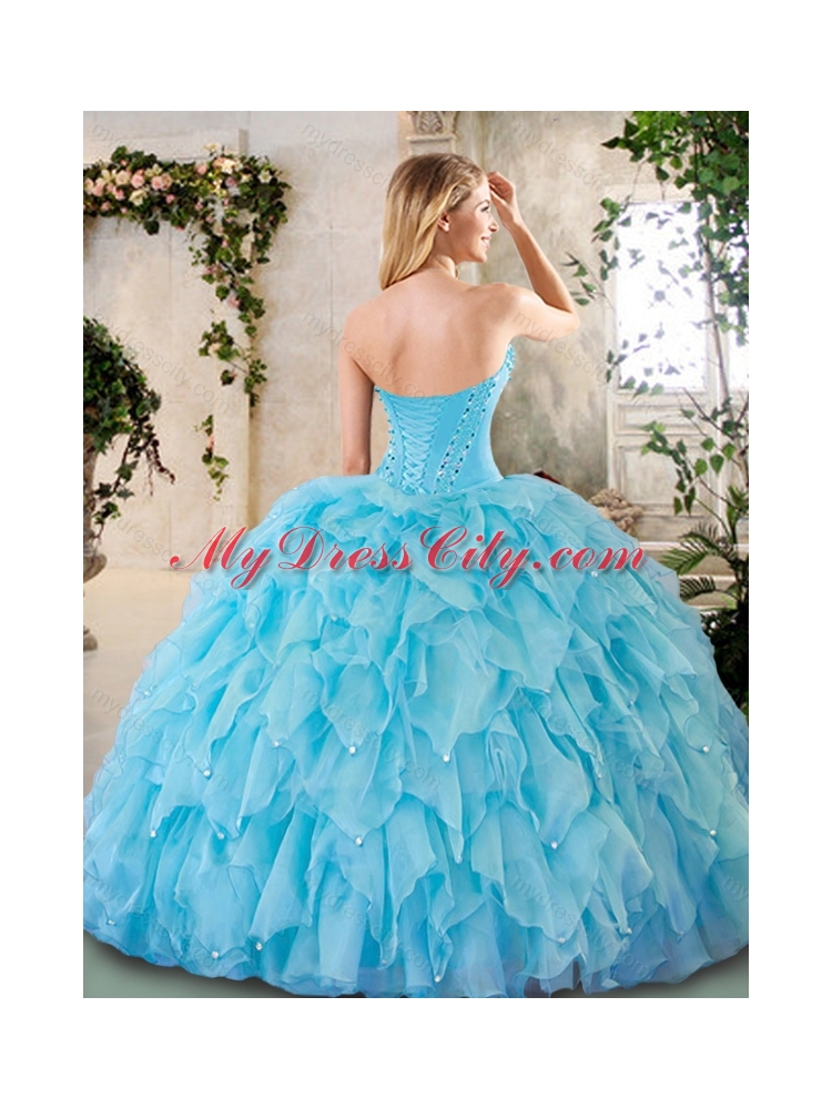 Cheap Sweetheart Beading Quinceanera Dresses for 2016