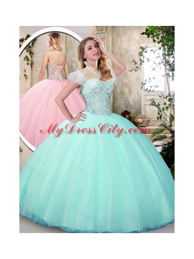 Cheap Sweetheart Quinceanera Dresses with Beading