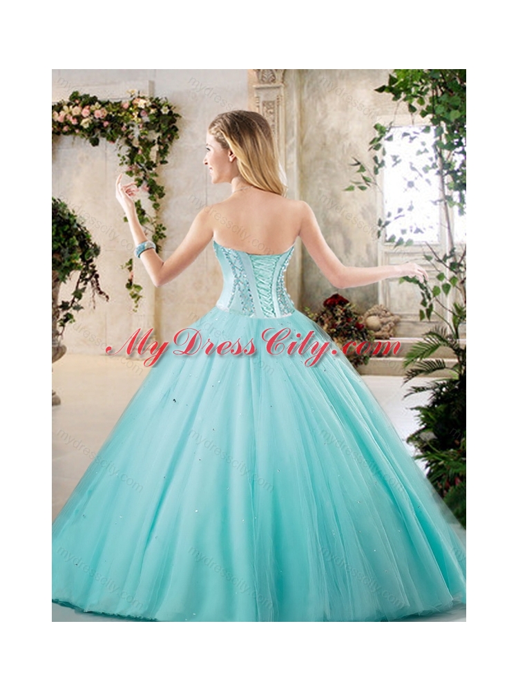 Latest Beading Sweetheart Quinceanera Gowns for 2016