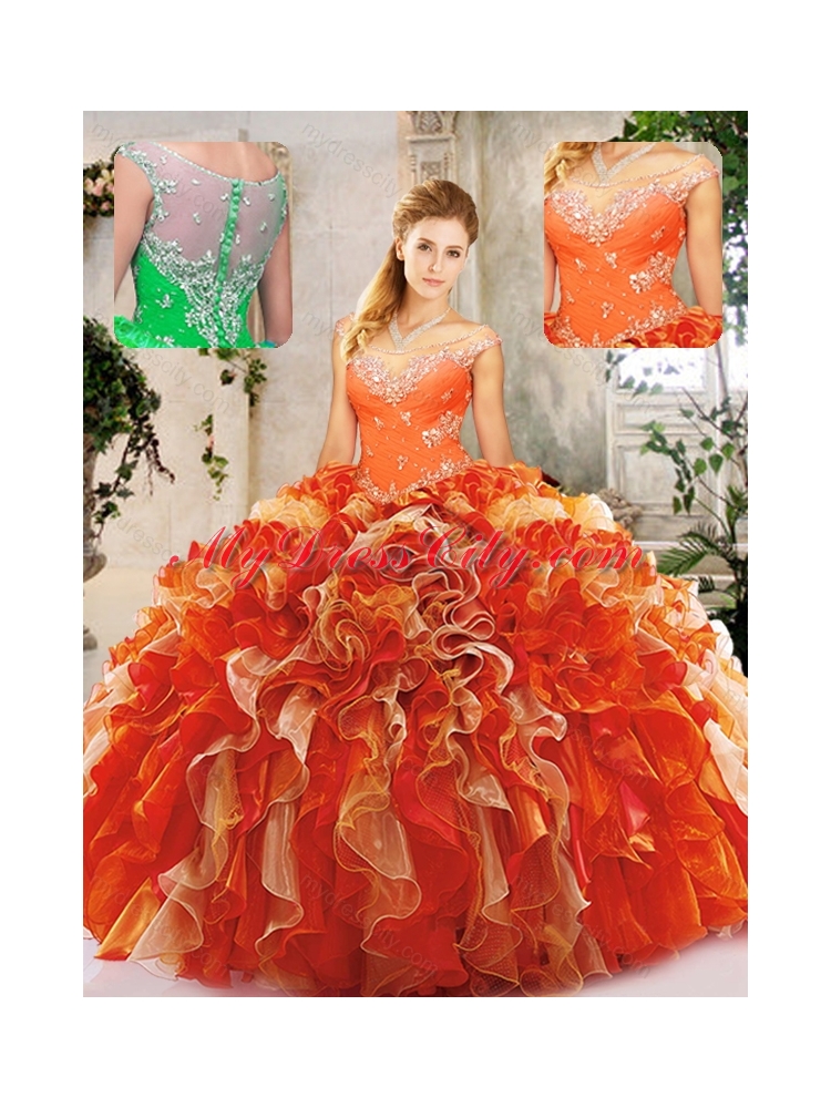 Latest Beading Quinceanera Dresses in Multi Color