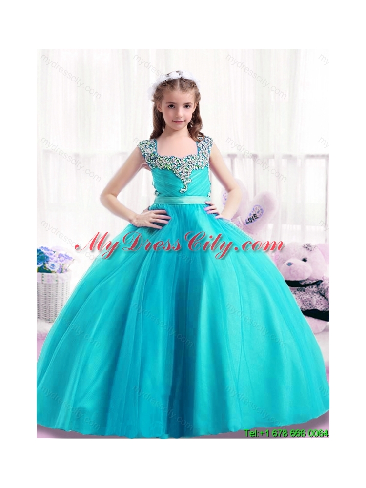 Perfect Zipper Up Mini Girls Party Dresses with Beading