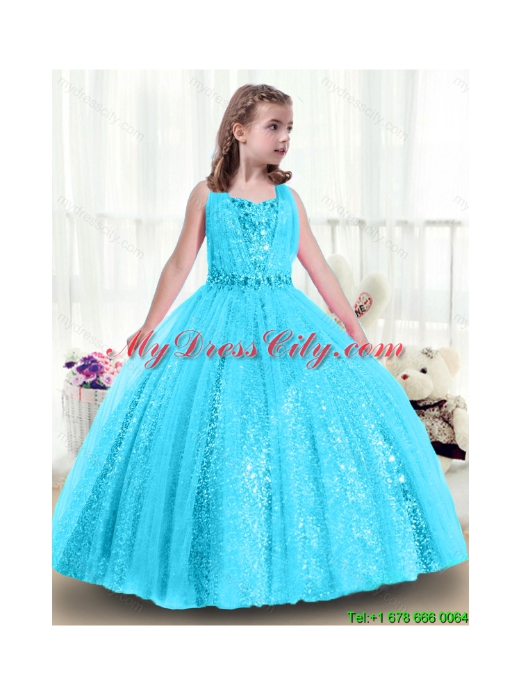 Luxurious Straps Mini Quinceanera Dresses with Side Zipper