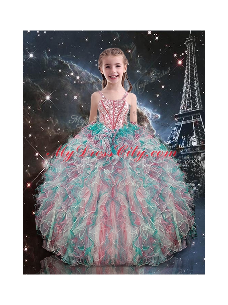 Fashionable Ball Gown Princesita with Quinceanera Dress with Beading and Ruffles