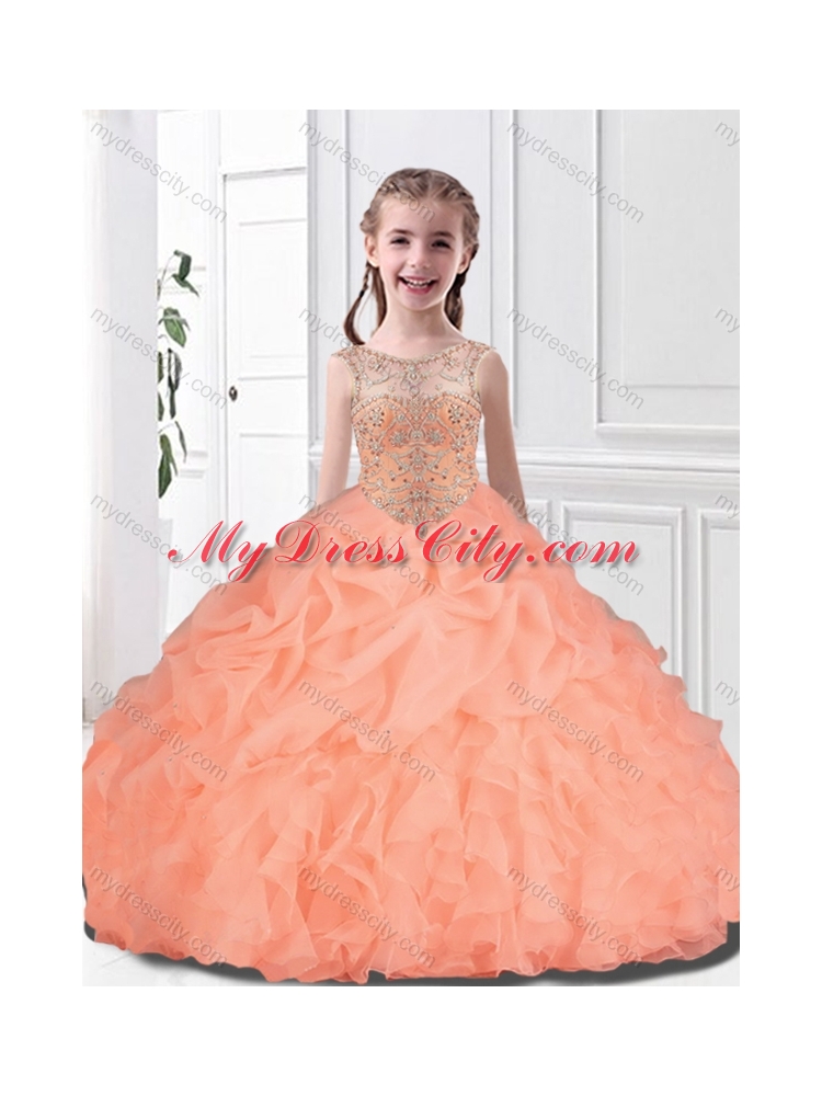 Inexpensive Scoop Princesita with Quinceanera Dress with Beading  for Fall