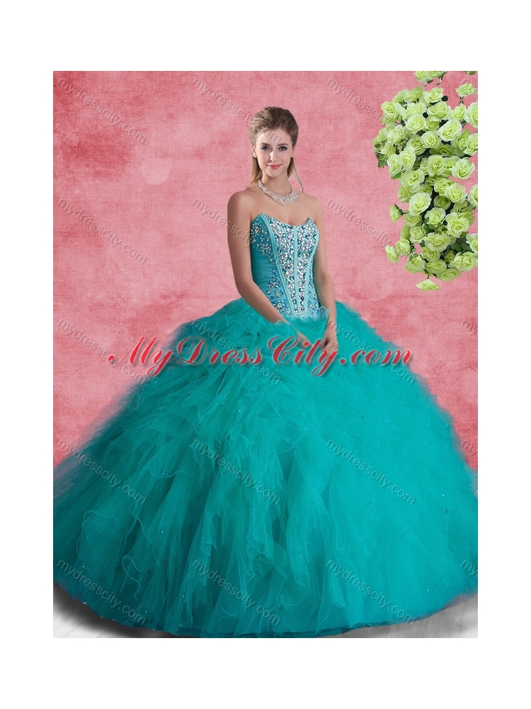 Lovely Ball Gown Sweetheart Princesita with Quinceanera Dress with Beading