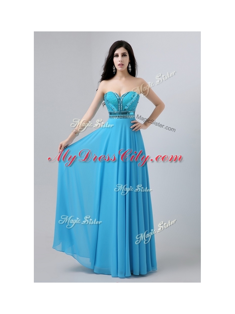 Beautiful Arrivals Sweetheart Empire Prom Dresses with Beading and Sequins