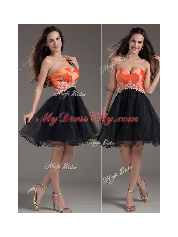 Beautiful Princess Sweetheart Prom Dress with Appliques