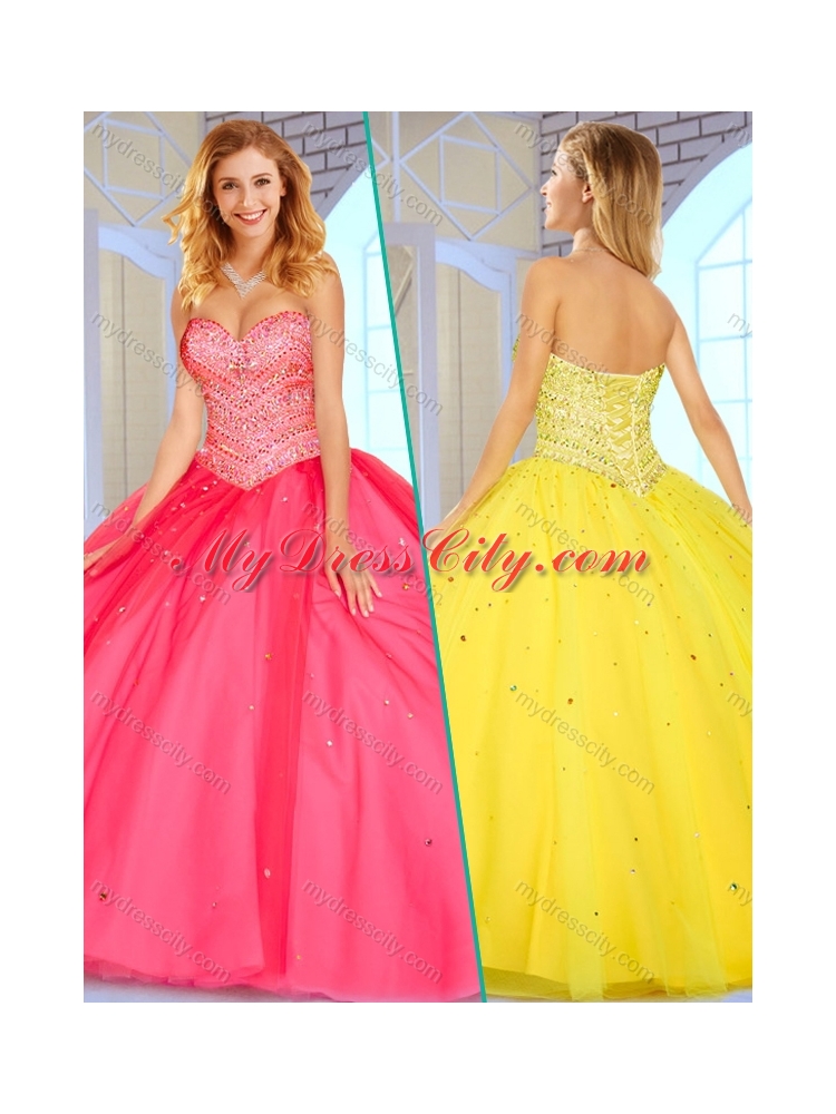 Super Hot Sweetheart Ball Gown  Quinceanera Dresses with Beading