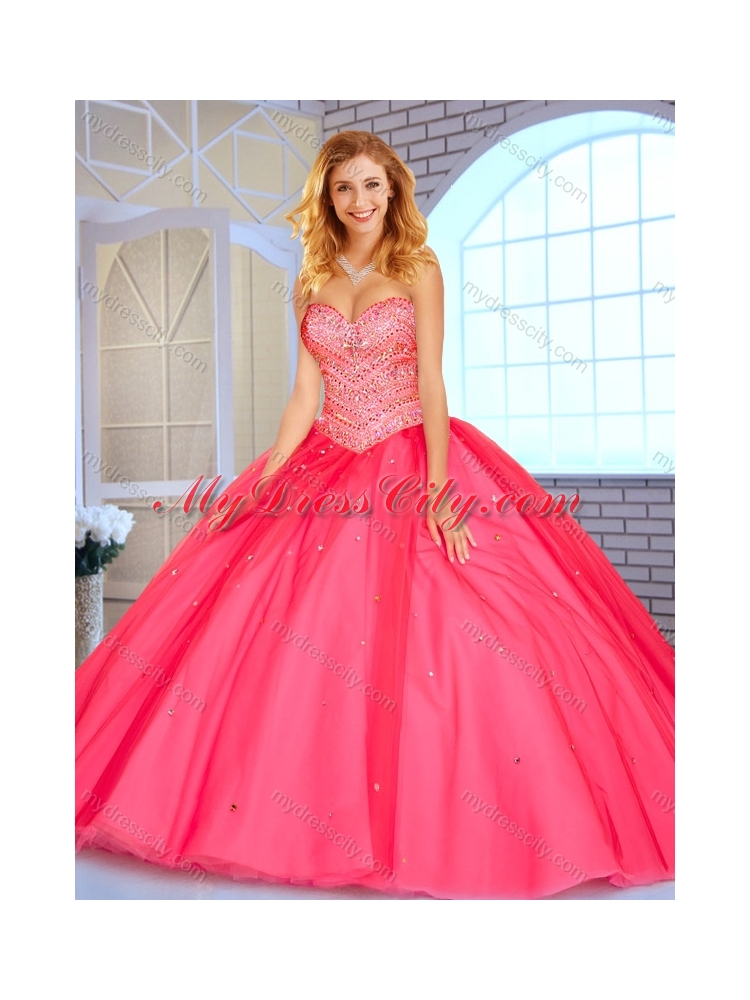 Super Hot Sweetheart Ball Gown  Quinceanera Dresses with Beading