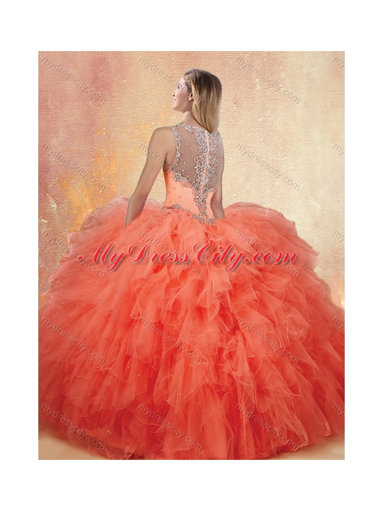 Fashionable Straps Quinceanera Dresses with Ruffles and Appliques