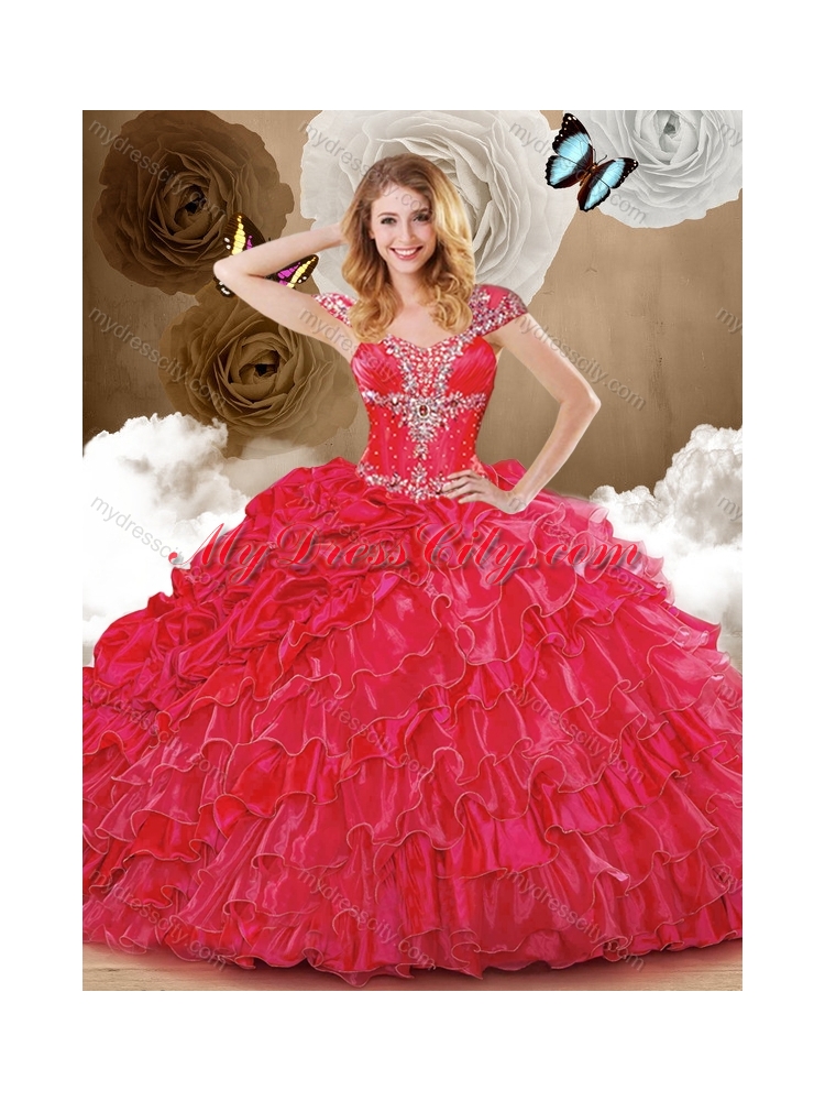 Luxurious Ball Gown Quinceanera Dresses with  Beading and Ruffles