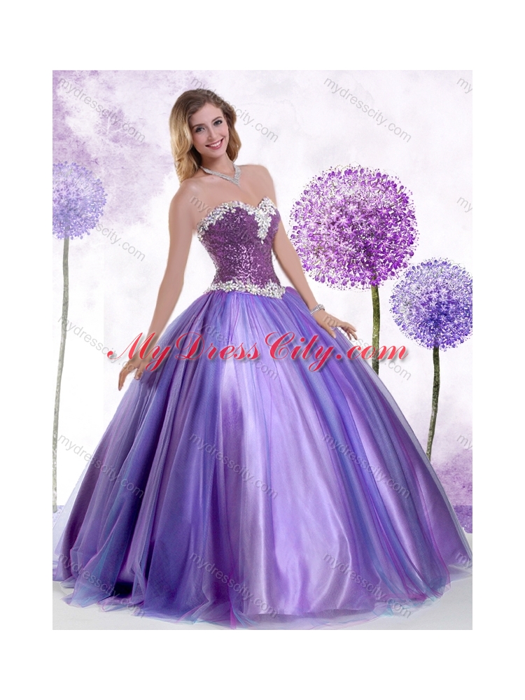 Top Selling Ball Gown Sweet 16 Dresses with Beading and Sequins