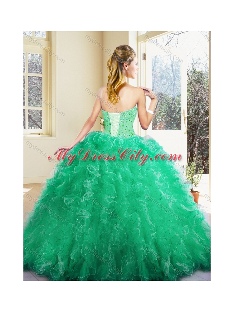 Pretty Ball Gown Quinceanera Dresses with Ruffles for Fall