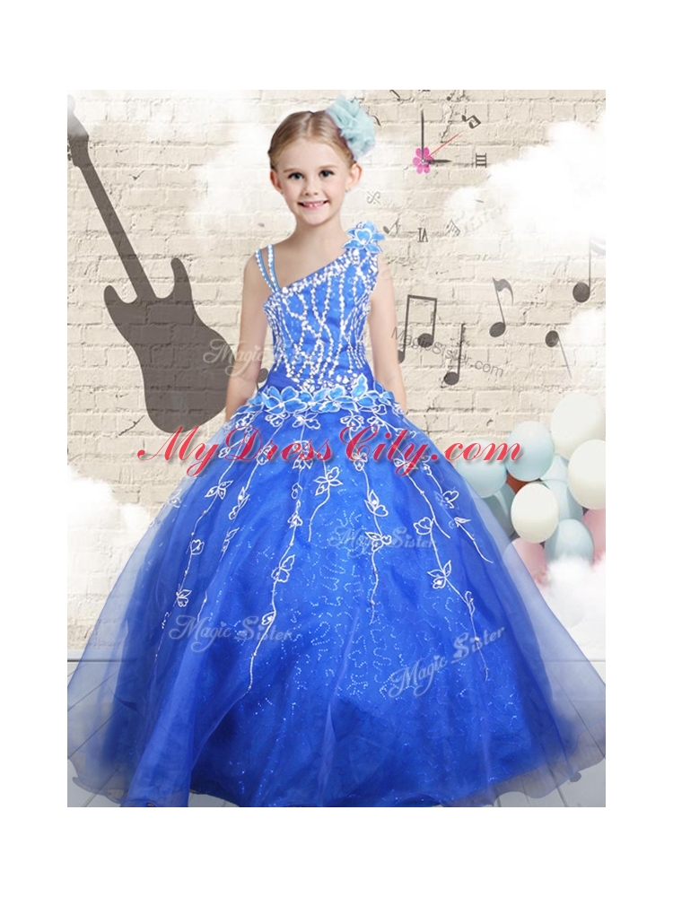 Latest Ball Gown Asymmetrical  Mini Quinceanera Dresses with Beading