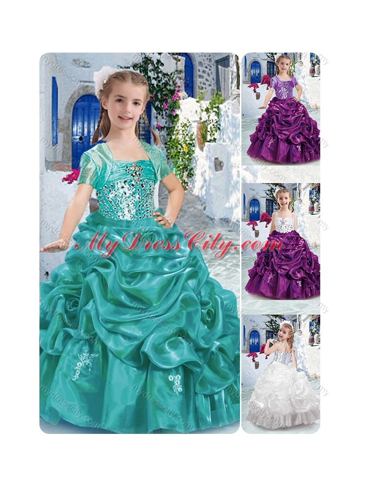 Lovely Spaghetti Straps Mini Quinceanera Dresses with Beading and Bubles