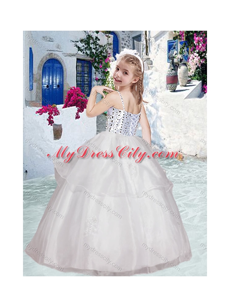 Sweet Ball Gown Mini Quinceanera Dresses with Appliques and Beading