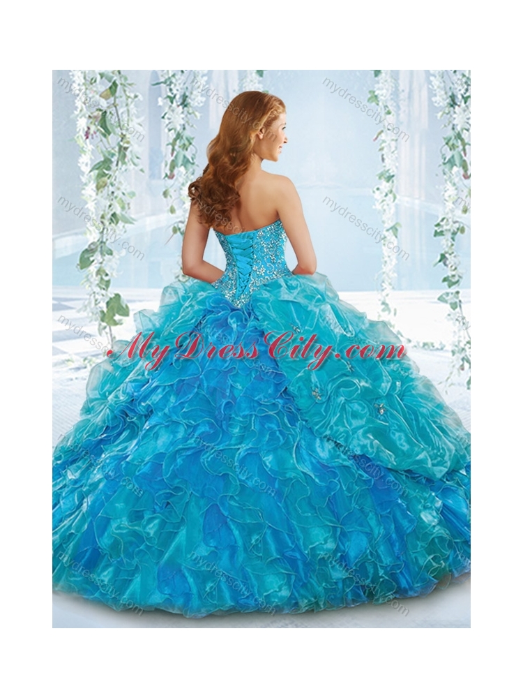 Cut Out Bust Beaded Bodice Detachable Quinceanera Dress with Halter Top