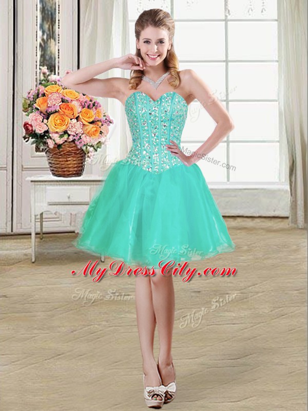 Captivating Sleeveless Brush Train Beading and Ruffled Layers Lace Up Quince Ball Gowns