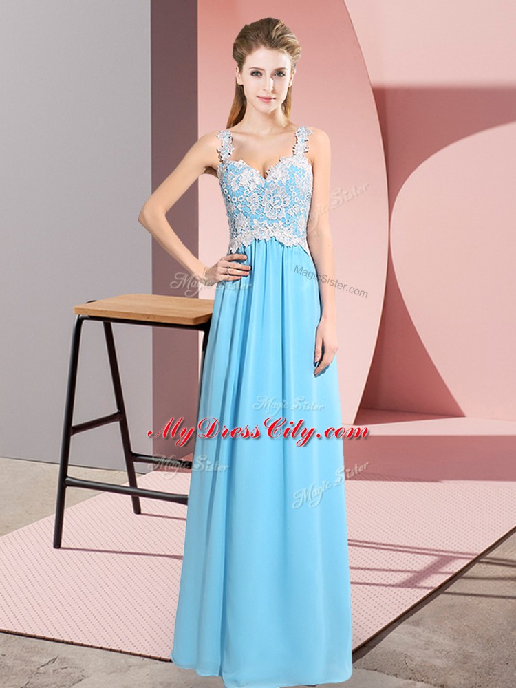 Sleeveless Lace Zipper Homecoming Dress