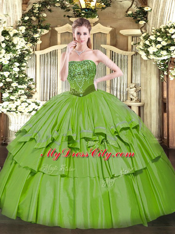 Floor Length Ball Gowns Sleeveless Ball Gown Prom Dress Lace Up