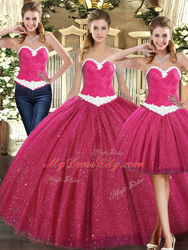 Sleeveless Ruching Lace Up Ball Gown Prom Dress