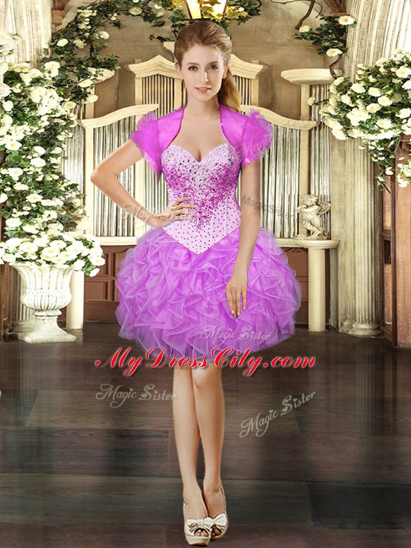 Vintage Straps Sleeveless Tulle Vestidos de Quinceanera Beading and Ruffles Lace Up