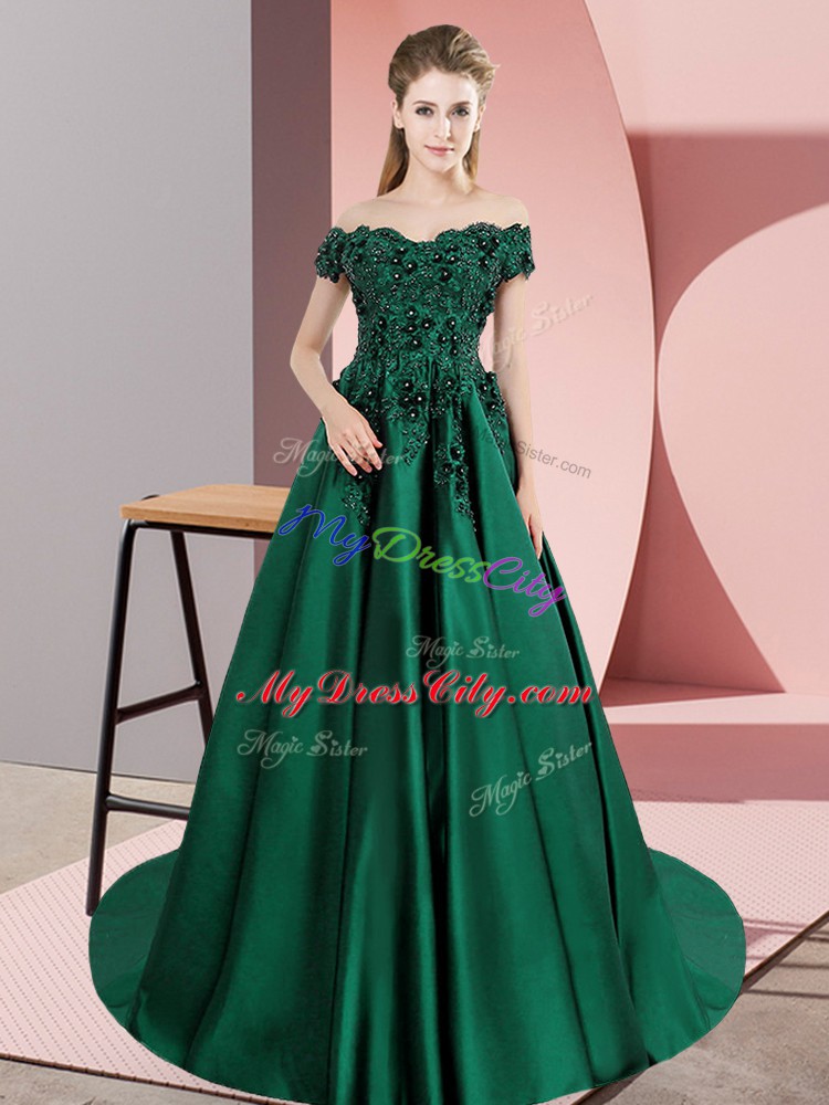 Low Price Sleeveless Court Train Lace Zipper Sweet 16 Dresses