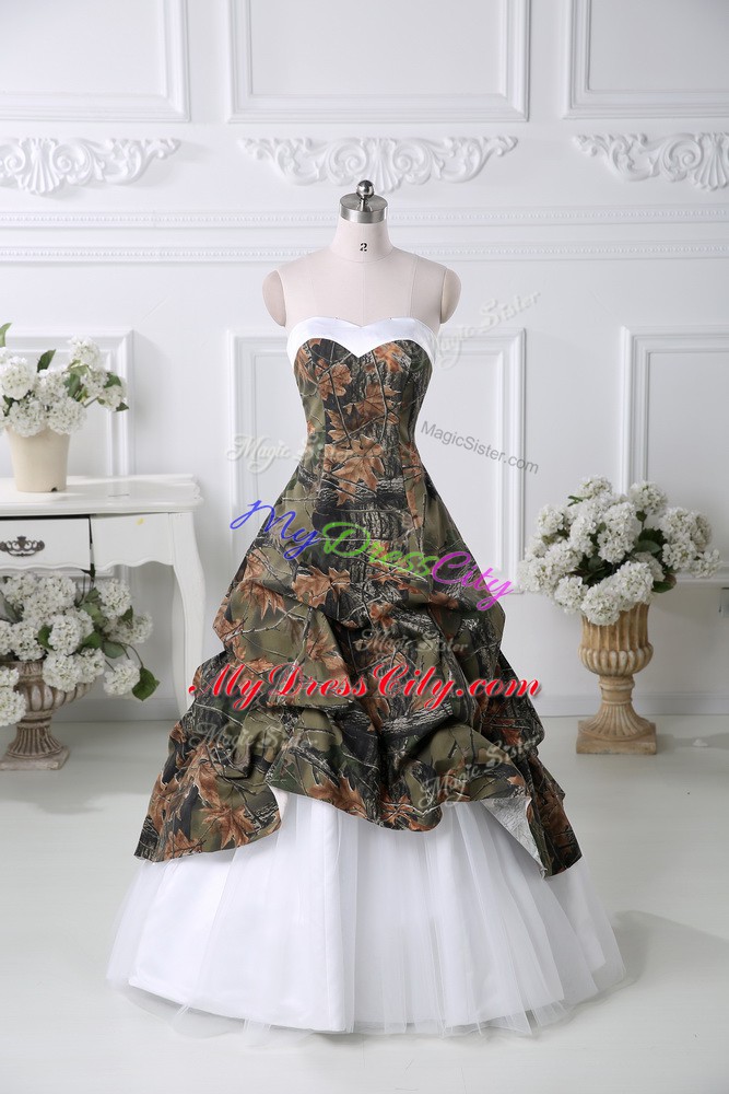 Stylish Multi-color Taffeta Lace Up Sweetheart Sleeveless Prom Dress Court Train Pick Ups