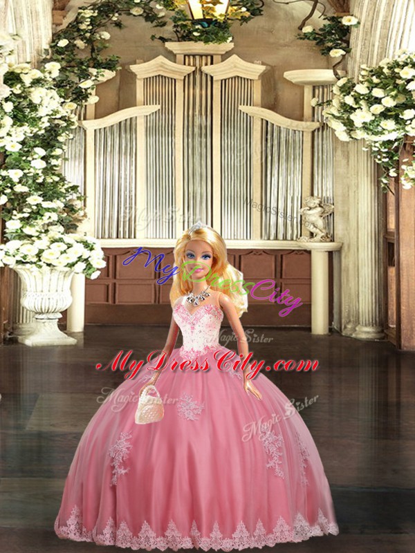 Fantastic Sweetheart Sleeveless Quinceanera Dress Beading and Appliques Lace Up