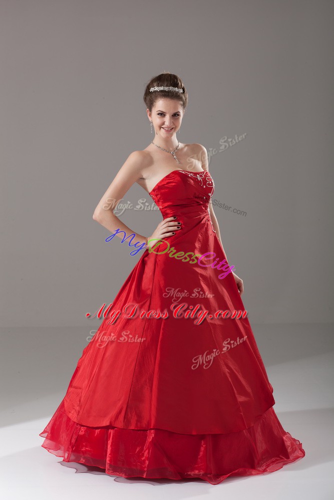 Custom Fit Sleeveless Lace Up Floor Length Beading Sweet 16 Dress