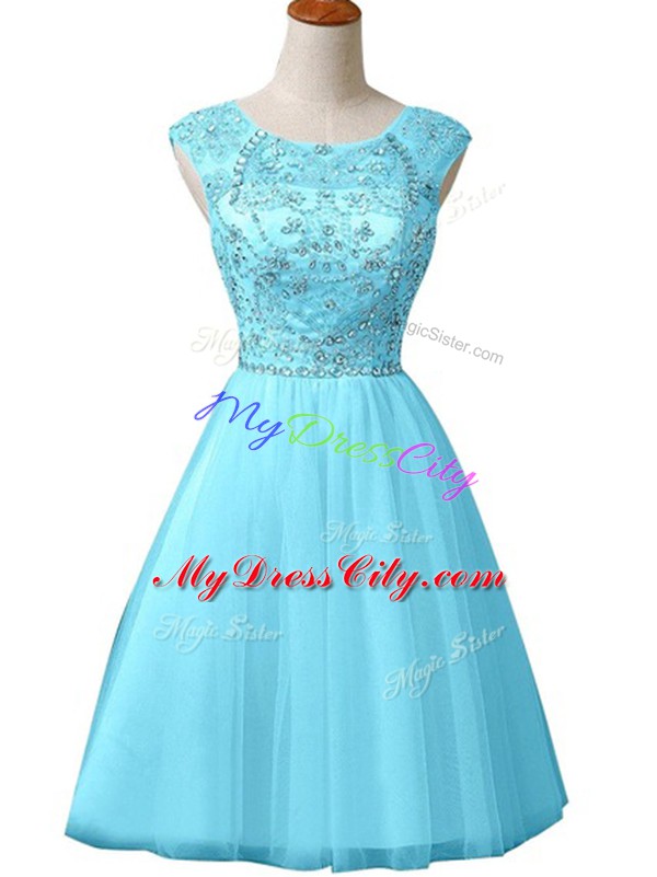 Fancy Sleeveless Beading Zipper Homecoming Dress Online