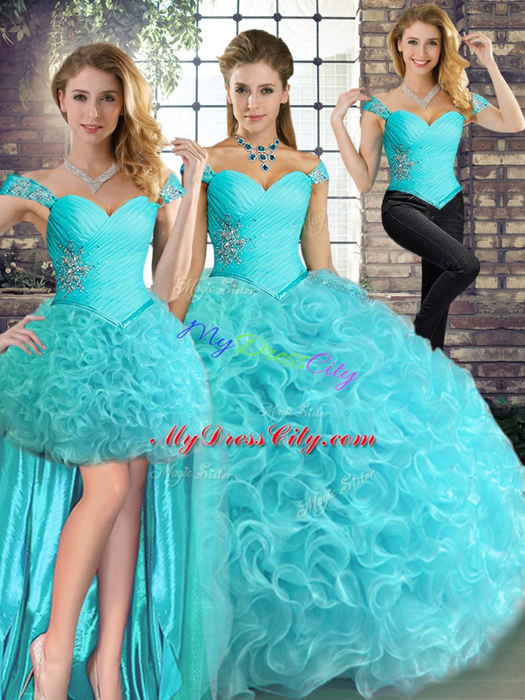 Low Price Sleeveless Beading Lace Up Quinceanera Dresses