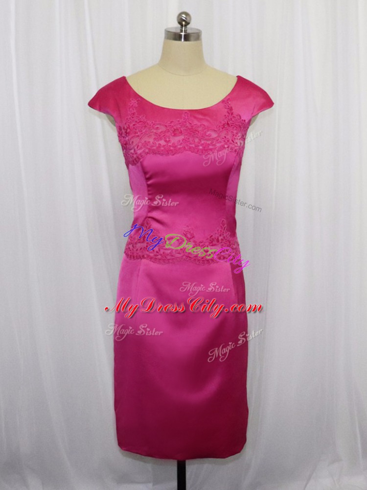 Gorgeous Sleeveless Lace and Appliques Zipper Homecoming Dress