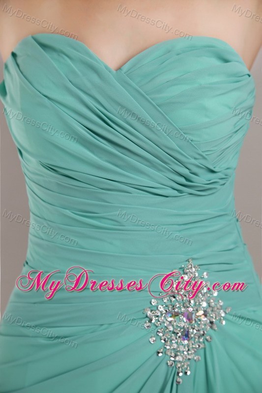 Empire Sweetheart Chiffon Beading Prom Dress for Ladies