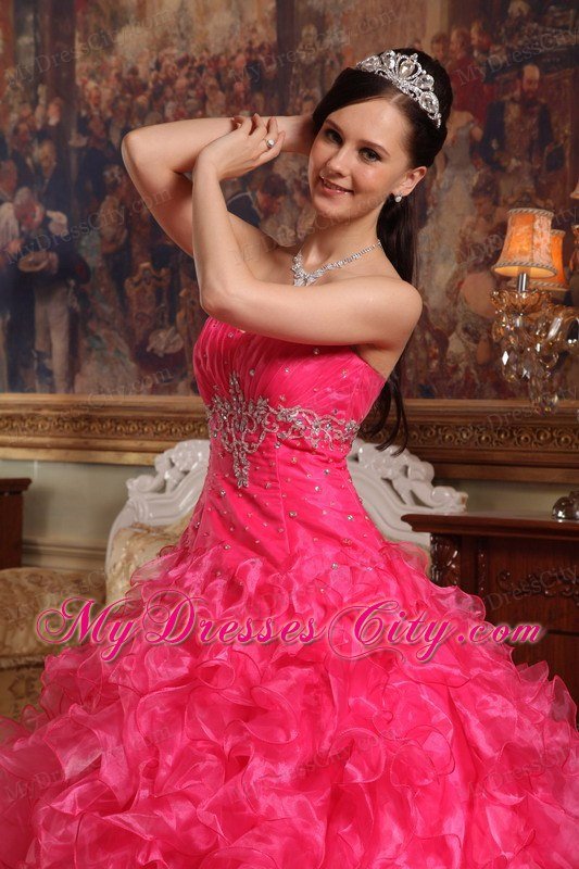 Sweetheart Beading 2013 Best Red Quinceanera Gowns with Ruffled