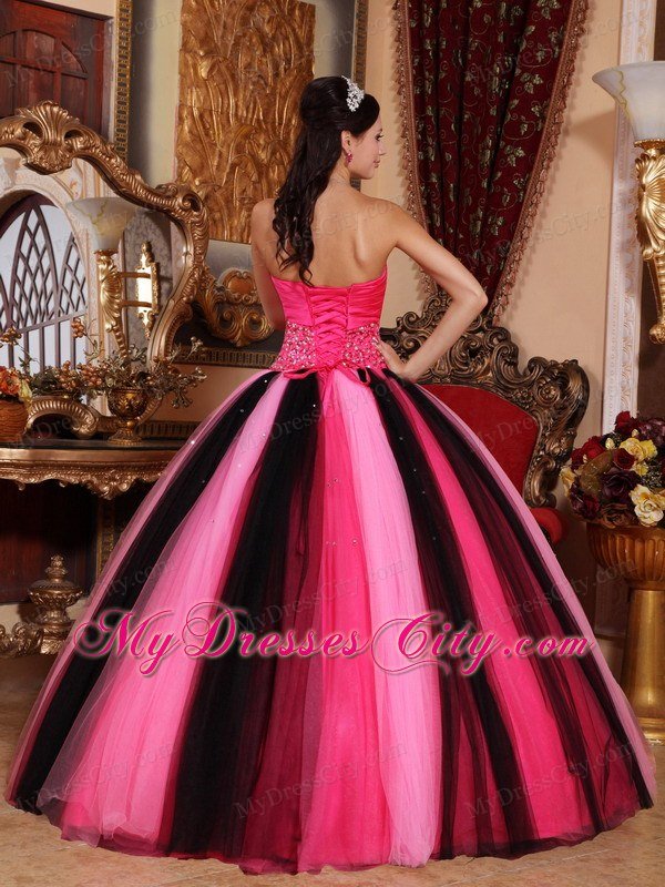 Pretty Sweetheart Beading Colorful Dress for Quinceanera