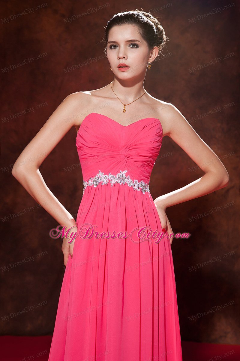 Coral Red Zipper Celebrity Dress Sweetheart with Beading