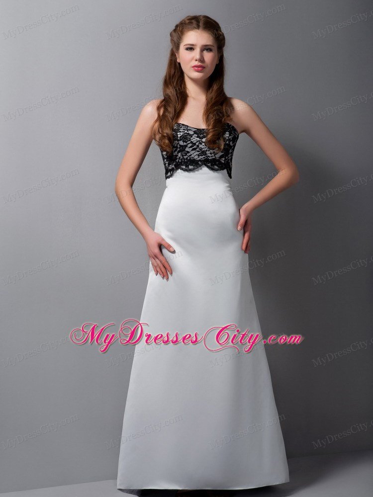 Lace Informal Prom Dress with Gray A-line Strapless for Women