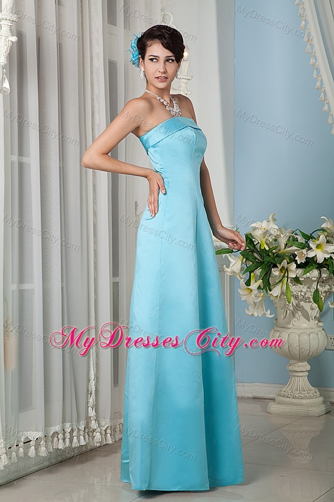 Cheap Aqua Blue Satin Long Quinceanera Damas Dresses with Jacket