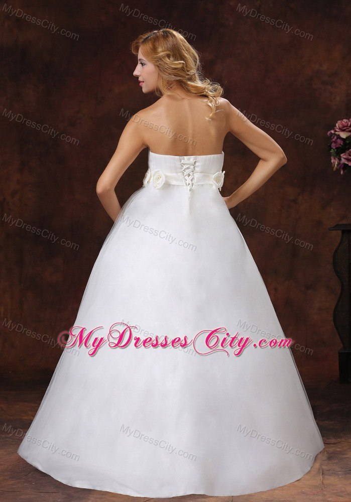 Beading Decorate Sweetheart Neckline Puffy Lace 2013 Wedding Gown