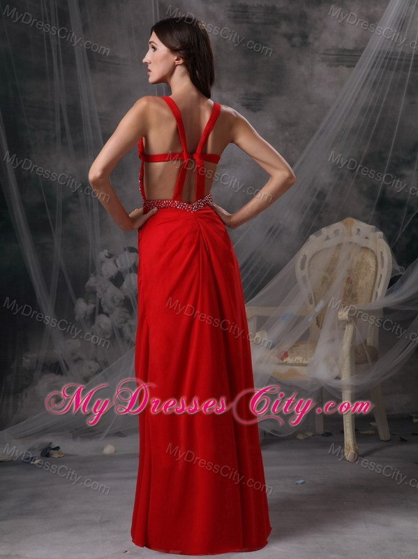 Discount Empire Red Ruched 2013 Prom Dress for Party