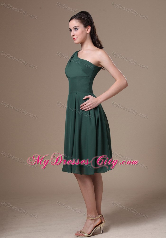 Customer Made Short Chiffon Cocktail Dress with Train