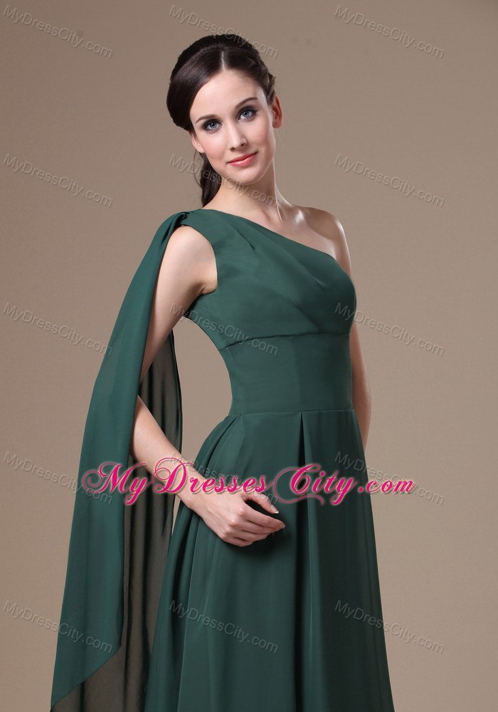 Customer Made Short Chiffon Cocktail Dress with Train