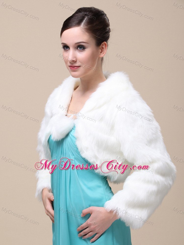 Low Price Rabbit Fur Special Jacket In Ivory With High-neck