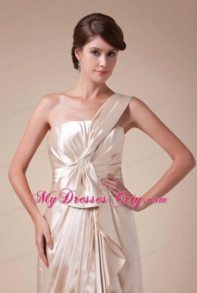 Hottest Long Slinky One Shoulder Prom Dress with Slit