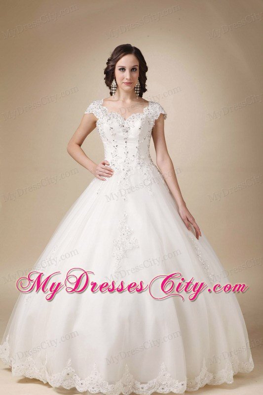 Ball Gown Sweetheart Organza and Satin Beading Wedding Dress