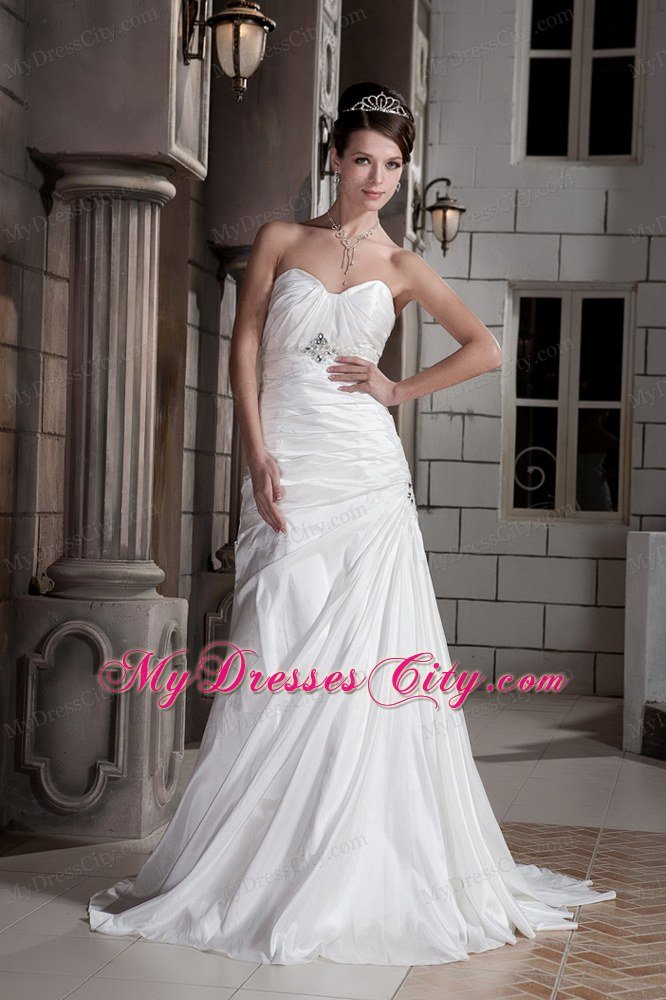 Popular Princess Sweetheart Beading 2013 Summer Wedding Dresses