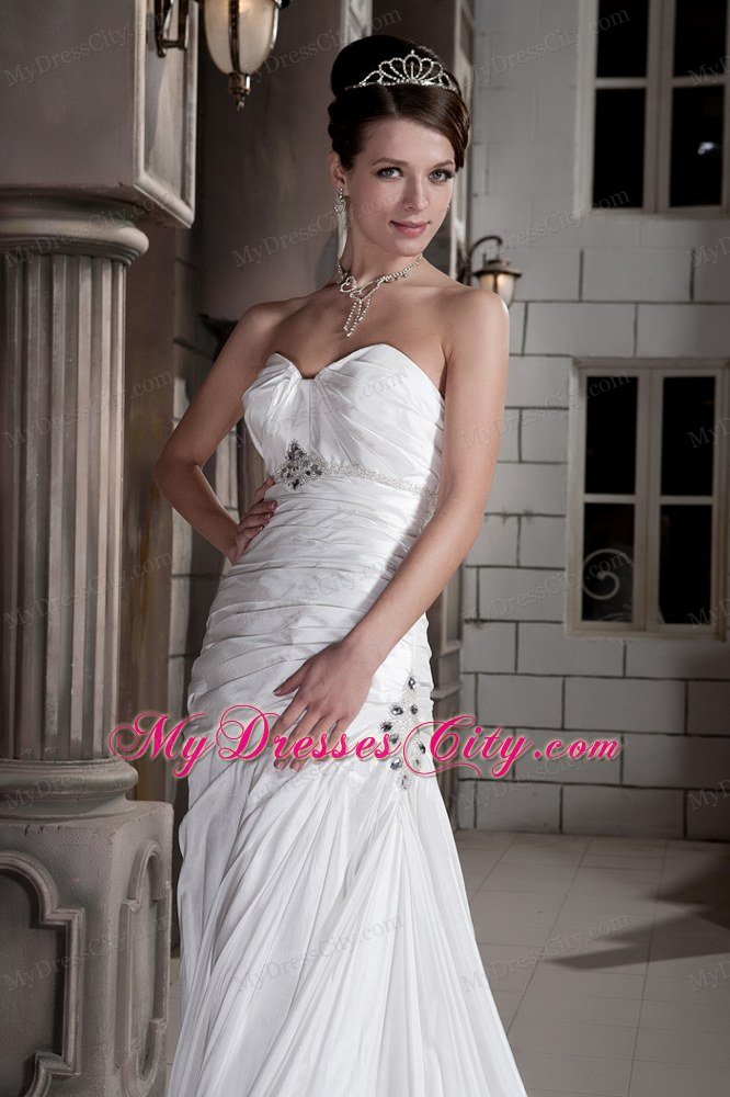 Popular Princess Sweetheart Beading 2013 Summer Wedding Dresses