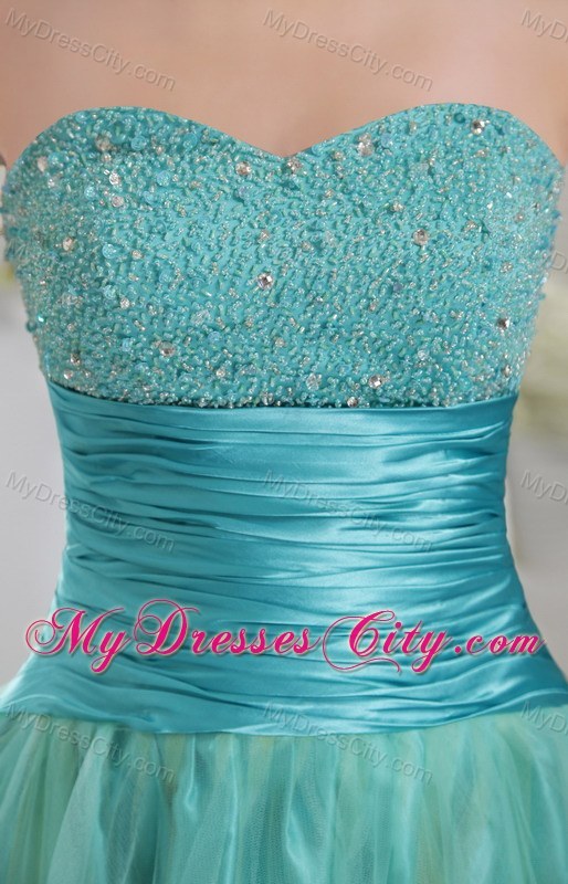 Sweetheart Slinky Colorful Prom Pageant Dress with Brush Train